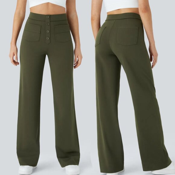 HALARA Pants - Halara High Waisted Straight Leg Casual Pants